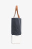 Marni Grey Felt White Leather Tote
