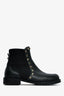 Valentino Black Leather Rockstud Chelsea Boots Size 37