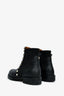 Valentino Black Leather Rockstud Chelsea Boots Size 37