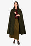Burberry's Green Wool Cape