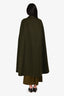 Burberry's Green Wool Cape