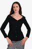 Christian Dior Black Tailored Blazer Size 8