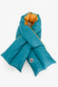 Moncler Blue/Orange Puffer Down Stole
