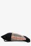 Burberry Black/Check Drawstring Backpack