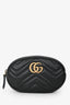 Gucci Black Leather Marmont Belt Bag Size 85/34
