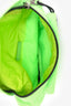 Balenciaga Neon Green Canvas Logo Belt Bag