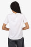 Brunello Cucinelli White Beaded T-Shirt Size XS