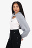 Alexander Wang Gery Wool Shrug Knot Front Sweater Size S