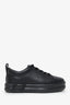 Hermès Black Leather Happy Sneakers Size 35