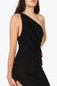 Norma Kamali Black 'Diana' One-shoulder Dress Size S