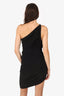 Norma Kamali Black 'Diana' One-shoulder Dress Size S