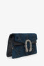 Gucci Navy Velvet GG Monogram Super Mini Dionysus Chain Bag