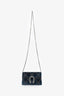 Gucci Navy Velvet GG Monogram Super Mini Dionysus Chain Bag