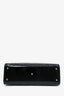 Christian Dior 2009 Black Patent Large Lady Dior Top Handle With Strap