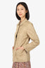 Burberry Beige Quilted Light Weight Jacket Size XS