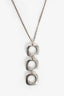 Tiffany & Co. Sterling Silver Triple Pendant Necklace