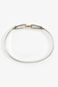 Tiffany & Co. Sterling Silver + 18K Gold Hinge Cuff
