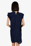 Comme des Garcons Navy Sleeveless Mini Dress Size M