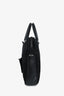 Prada Black Nylon Saffiano Leather Trim Briefcase