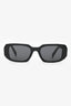 Prada Black Acetate Triangle Sunglasses
