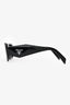 Prada Black Acetate Triangle Sunglasses