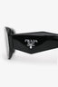 Prada Black Acetate Triangle Sunglasses