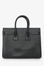 Saint Laurent 2014 Black Grained Leather Sac De Jour with Strap