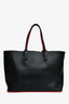 Christian Louboutin Black Leather Spike 'Cabata' Tote