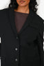 Jil Sander Black Single Breasted Blazer Size 36