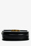 Celine 2022 Black Leather 'Triomphe' Small Crossbody Bag