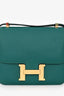 Hermès 2017 Green Epsom Leather Constance 24 Gold Hardware