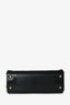 Dolce & Gabbana Black Floral Embroidered Sylvia Top Handle with Strap