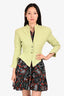 Thierry Mugler Vintage Green Cropped Blazer Size 36