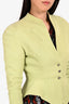 Thierry Mugler Vintage Green Cropped Blazer Size 36