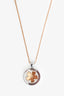 Bvlgari 18K Yellow Gold/Stainless Steel Sakura Pendant Necklace