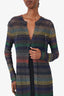 Missoni Multicolour Metallic Crocheted Cut-out Long Cardigan Size 44