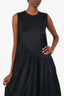 Comme des Garcons Black Puffy Mesh Sleeveless Maxi Dress Size S
