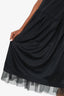 Comme des Garcons Black Puffy Mesh Sleeveless Maxi Dress Size S