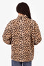 Lovers + Friends Leopard Print Wool Button Down Jacket size XXS