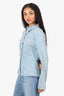 Nanushka Blue Denim Button Down Shirt Size M