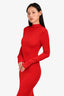 L'Academie Red 'Syndi' Knit Dress Size M