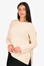Allsaints Cream Cashmere Knit Sweater Size S