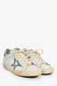 Golden Goose White/Multicolour Beaded Detail Sneakers Size 37