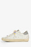 Golden Goose White/Multicolour Beaded Detail Sneakers Size 37