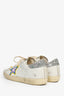 Golden Goose White/Multicolour Beaded Detail Sneakers Size 37