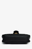 Gucci Black Chevron Leather Medium Marmont Shoulder Bag