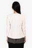 Theory White Buttonless Blazer Size 2