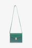 Goyard Green Goyardine Calfskin Chypre Wallet on Chain
