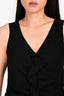 St. John Black Sheer Tank Top Size 6