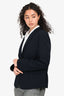 Akris Punto Black Single Breasted Blazer Size 12